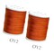 200 Yards Small Polyester Thread Orange or Yellow for Crafts and Stitching